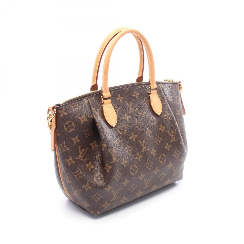 Louis Vuitton handbag canvas brown leather Turenne Monogram